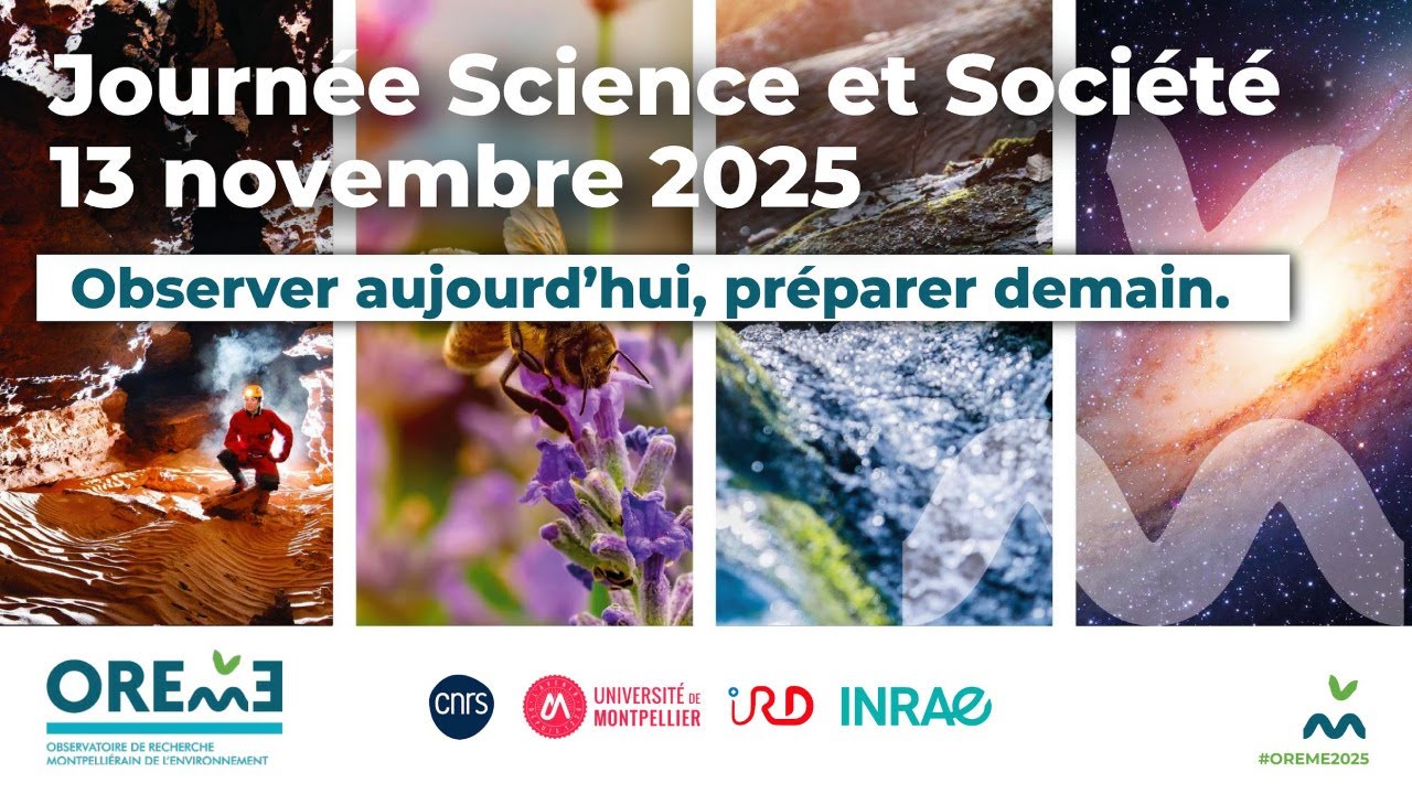 Live Journée Science et Société de l’OREME