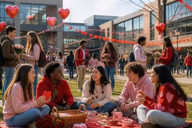 Campus et Saint-Valentin : comment cette fête est célébrée