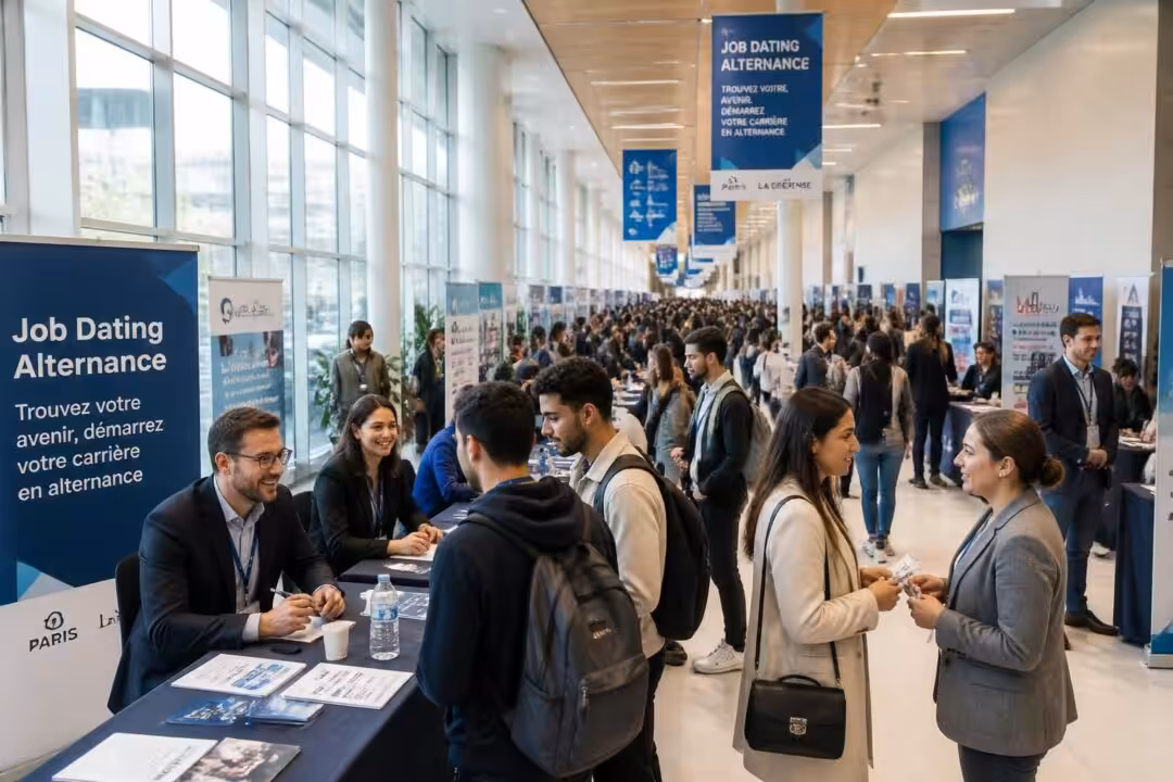 découvrez notre job dating alternance avec plus de 100 entreprises prêtes à vous rencontrer pour des opportunités professionnelles en alternance. ne manquez pas cette chance unique !