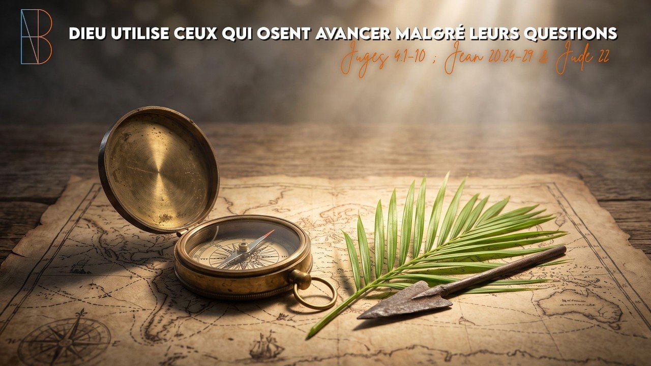 Culte dimanche 2 août 2026 Dieu utilise ceux qui qui osent avancer malgré leurs questions - Malcom